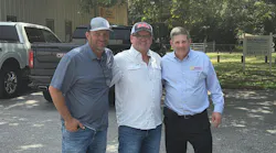 Sean Kelly and Derrick Rushnell, McNorton Mechanical Owners, and Jimmy Hiller, Hiller LLC Owner.