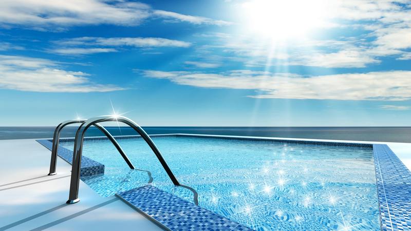 luxury swimming pool