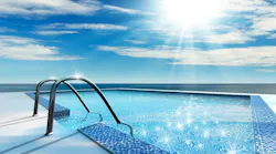 luxury swimming pool
