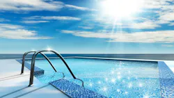 luxury swimming pool