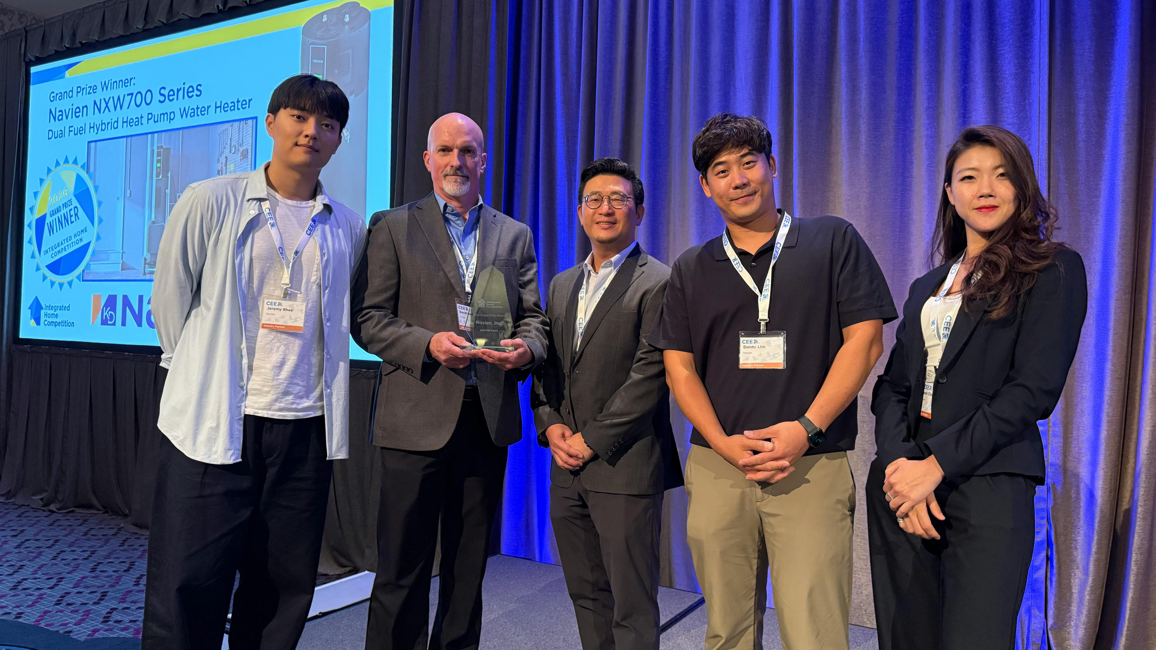 The award-winning Navien team at the 2026 Integrated Home Competition.