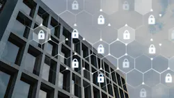 building cybersecurity concept art