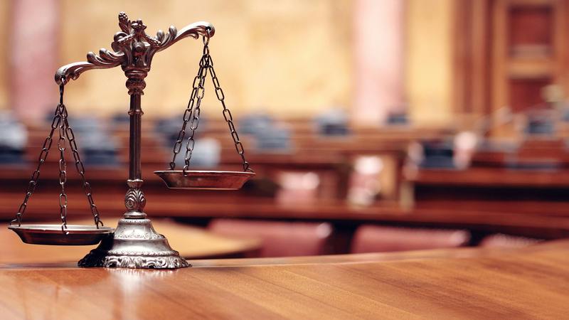 scales of justice / law concept