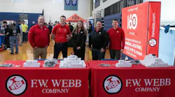 The F. W. Webb booth at the first Massachusetts Skills Expo.