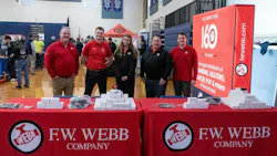 The F. W. Webb booth at the first Massachusetts Skills Expo.