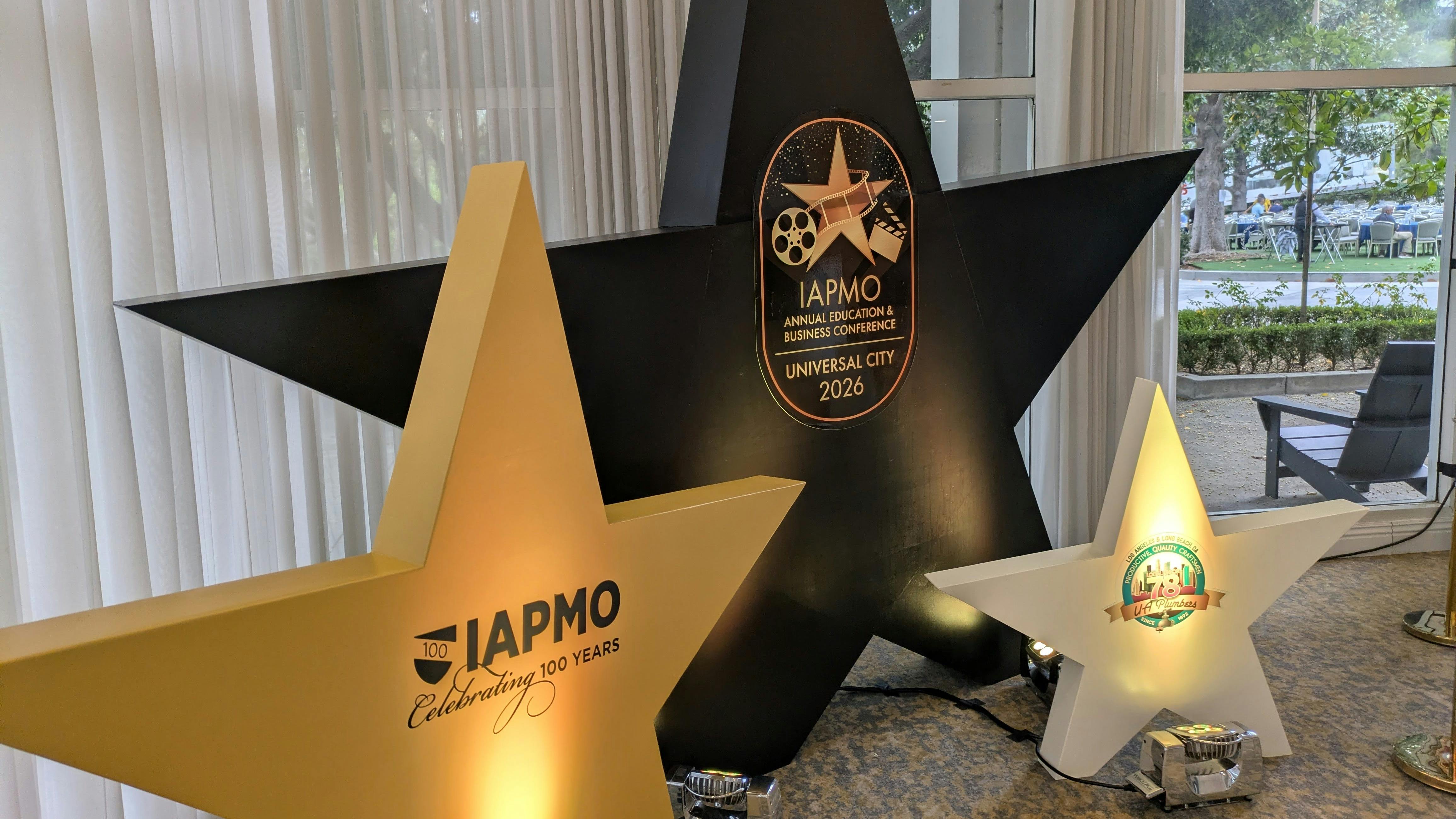 A little Holywood glamor greeted attendees at IAPMO's Annual Education and Business Conference.