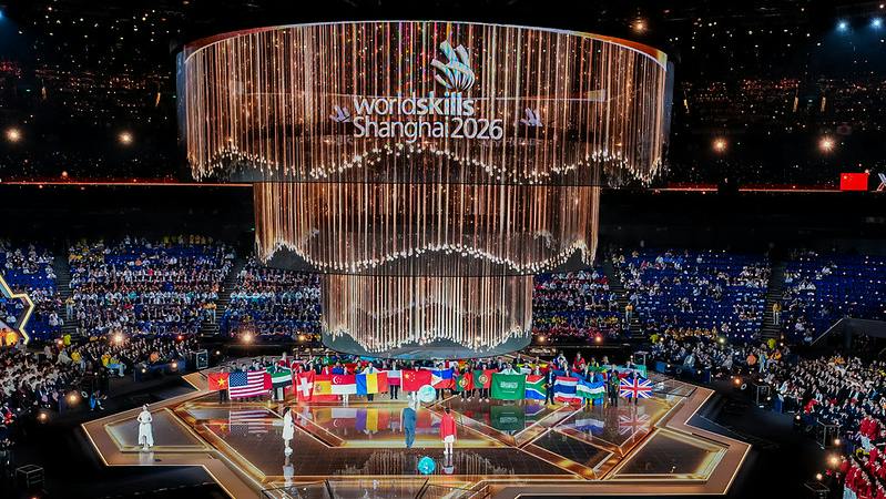 The opening ceremonies for the 2026 WorldSkills competition.