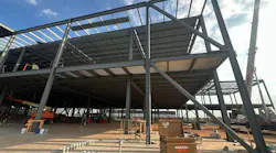 multi-trade construction site.