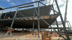 multi-trade construction site.
