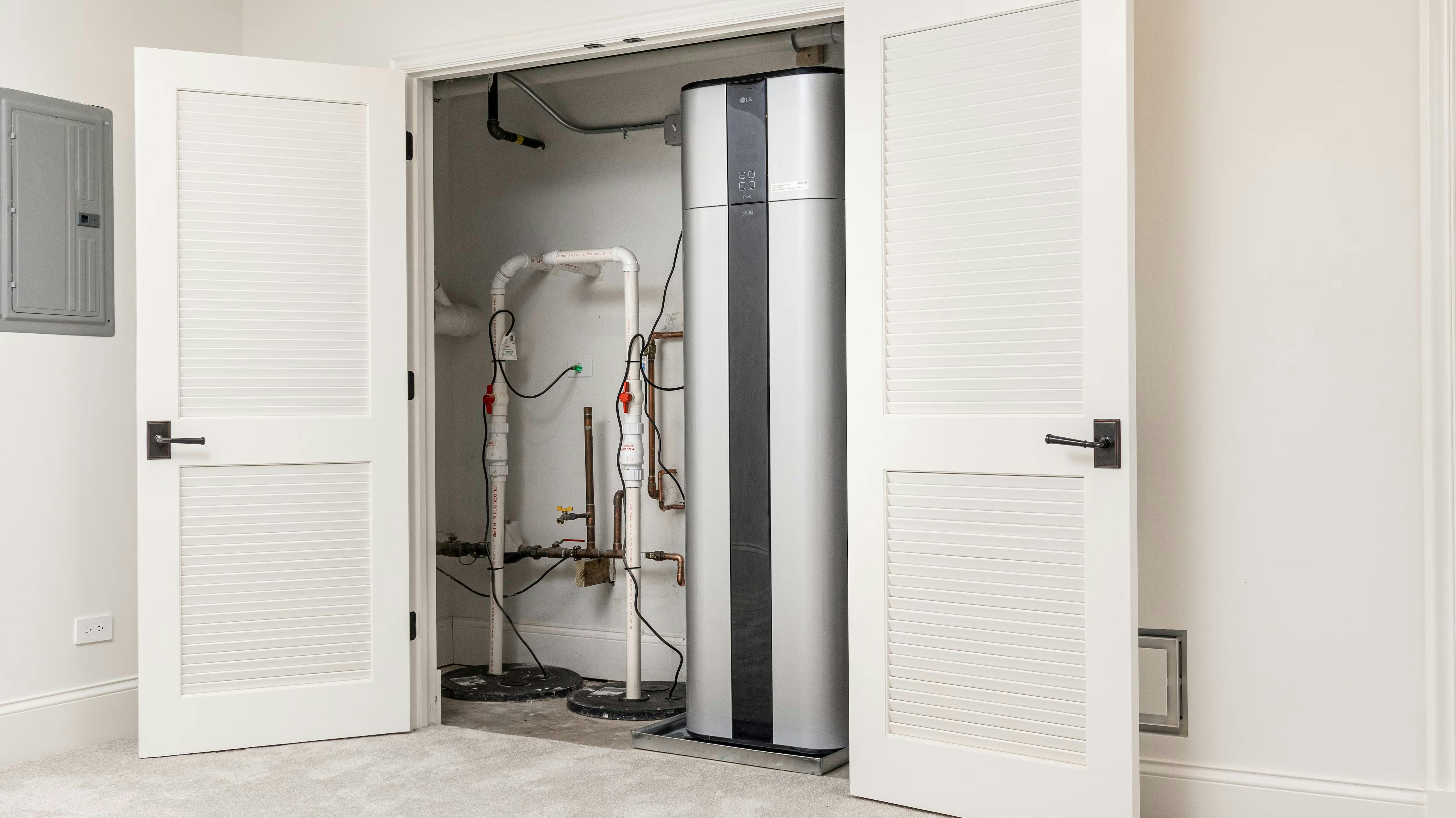 A heat pump water heater from LG.