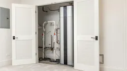 A heat pump water heater from LG.