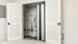 A heat pump water heater from LG.
