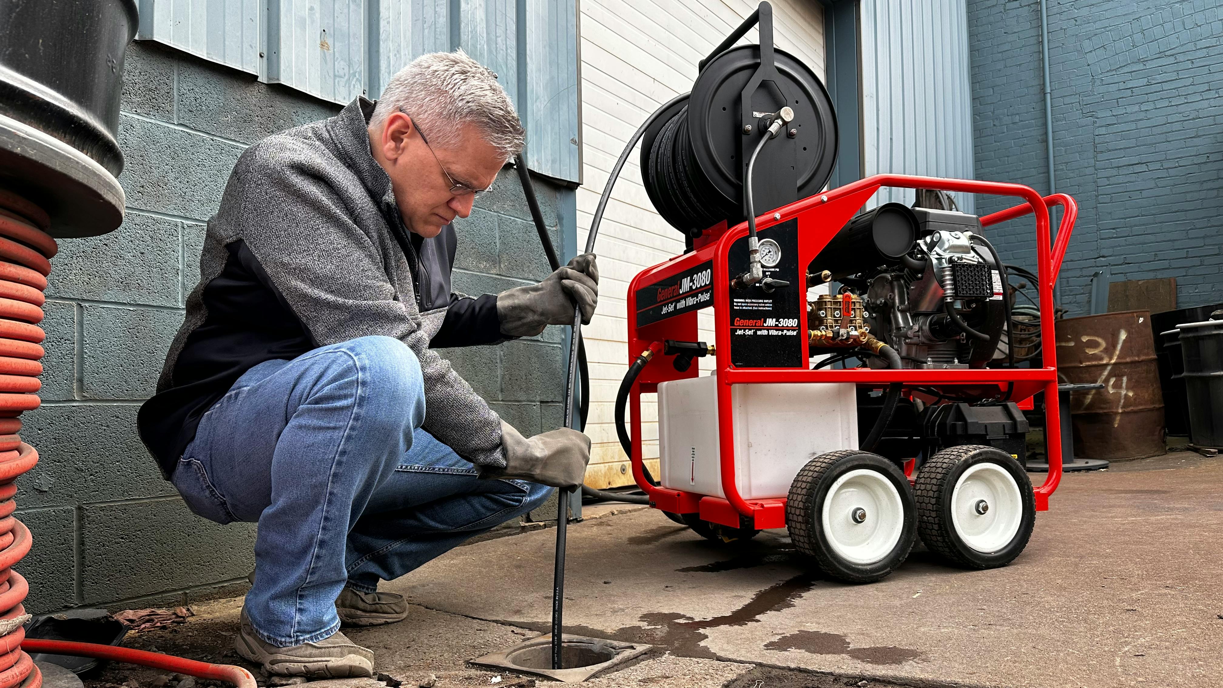 The JM3080 in use.