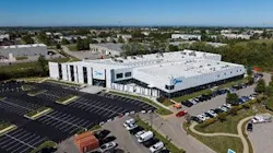 A drone shot of the expanded facility.