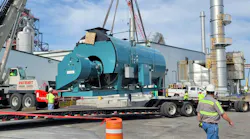 Rasmussen Mechanical Services (Council Bluffs, Iowa) transported three boilers from off-site storage to the Green Plains’ Central City, Nebraska, site using specialized trucks and cranes for installation.