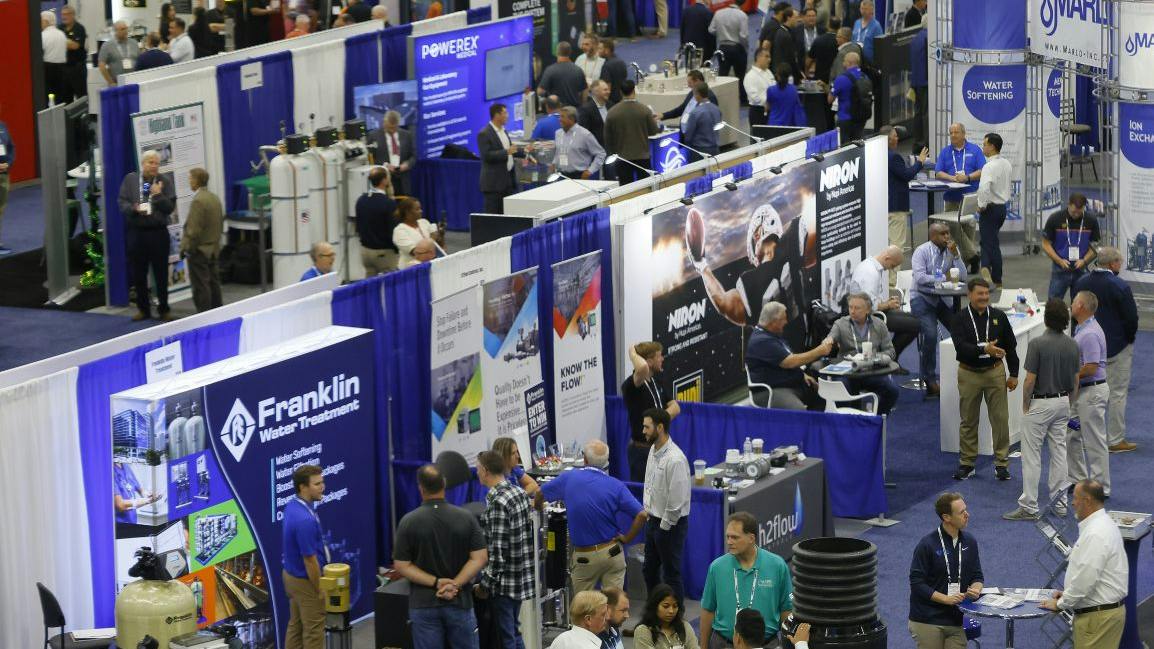 view of the expo show floor