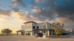 An external view of the new 50,000-square-foot facility in Wolfforth, Texas.