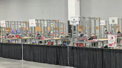 The Plumbing Apprentice competition area, just off the expo floor at PHCC CONNECT 2026.